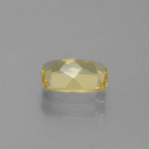 Berilo dorado amarillo natural de 0,77 ct, corte cojín, VVS-VS