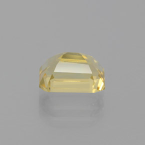 Berilo Dorado Amarillo natural de 1.74 ct, corte esmeralda, VVS