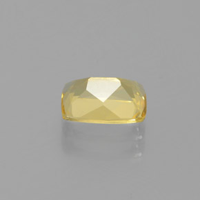 Berilo Dorado Amarillo natural de 0.87 ct, Corte Cojín, VVS-VS
