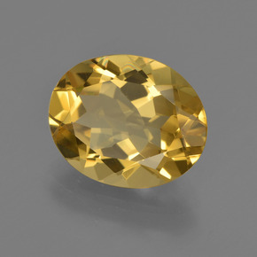 Berilo Dorado Dorado amarillo natural de 3.88 ct, Corte Óvalo, VVS