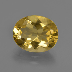 Berilo Dorado Dorado amarillo natural de 4.30 ct, Corte Óvalo, VS