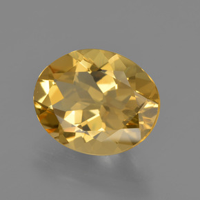 Berilo Dorado Dorado amarillo natural de 3.06 ct, Corte Óvalo, VVS
