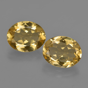 Gemas de Berilo Dorado Dorado amarillo natural de  ct, Corte Óvalo, VVS