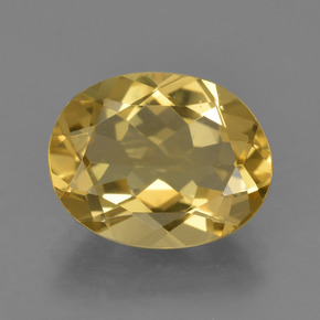 Berilo Dorado Dorado amarillo natural de 2.93 ct, Corte Óvalo, VVS-VS