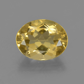 Berilo Dorado Dorado amarillo natural de 2.82 ct, Corte Óvalo, VS