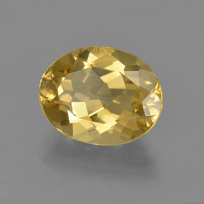 Berilo Dorado Dorado amarillo natural de 2.82 ct, Corte Óvalo, VS