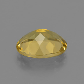 Berilo dorado amarillo natural de 2,88 ct, corte óvalo, VVS-VS