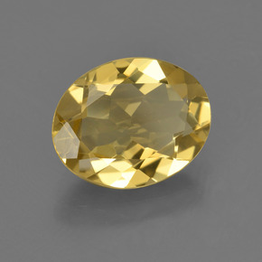 Berilo Dorado Dorado amarillo natural de 2.56 ct, Corte Óvalo, VVS