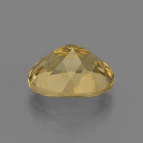 Berilo dorado oro natural de 3,35 ct, corte óvalo, VVS-VS