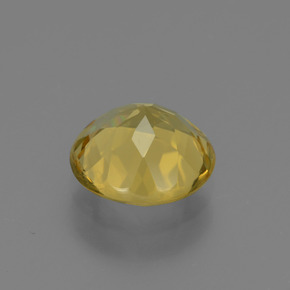 Berilo dorado oro natural de 1,40 ct, corte redondo, VVS