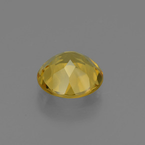 Berilo Dorado Dorado amarillo natural de 1.41 ct, Corte Redondo, VVS