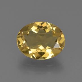 Berilo dorado dorado natural de 2,04 ct, corte óvalo, VS