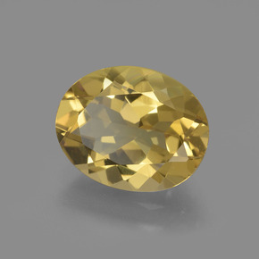 Berilo Dorado Dorado amarillo natural de 2.18 ct, Corte Óvalo, VVS-VS