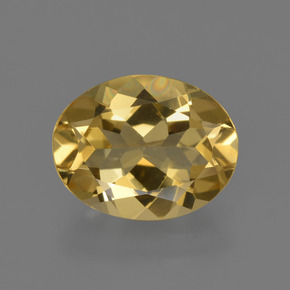 Berilo Dorado Dorado amarillo natural de 2.23 ct, Corte Óvalo, VVS