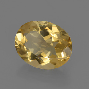 Berilo dorado amarillo natural de 2,29 ct, corte óvalo, VVS
