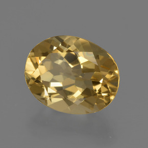 Berilo dorado oro natural de 2,50 ct, corte óvalo, VVS