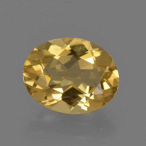 Berilo Dorado Dorado amarillo natural de 2.20 ct, Corte Óvalo, VVS
