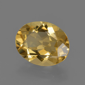 Berilo Dorado Dorado amarillo natural de 2.20 ct, Corte Óvalo, VVS