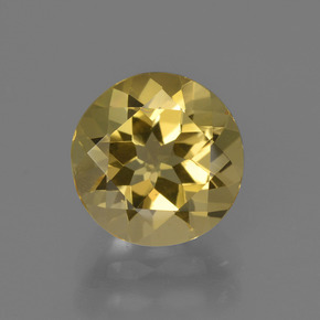 Berilo Dorado Dorado amarillo natural de 1.94 ct, Corte Redondo, VVS