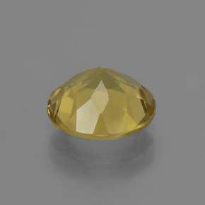 Berilo dorado oro natural de 1,73 ct, corte redondo, VVS