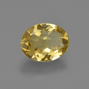 Berilo Dorado Dorado amarillo natural de 1.69 ct, Corte Óvalo, VS