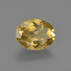 Berilo Dorado Dorado amarillo natural de 1.91 ct, Corte Óvalo, VVS