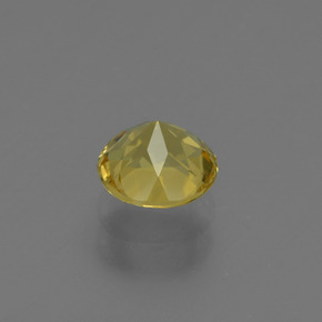 Berilo Dorado Dorado amarillo natural de 0.61 ct, Corte Redondo, VVS