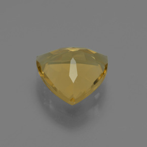 Berilo dorado oro natural de 1,89 ct, trillón, VVS