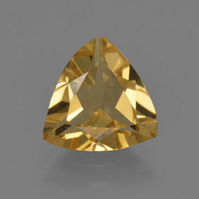 Berilo dorado oro natural de 1,85 ct, trillón, VVS