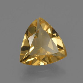 Berilo dorado oro natural de 1,85 ct, trillón, VVS