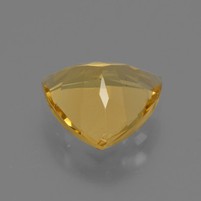 Berilo dorado oro natural de 1,87 ct, trillón, VS