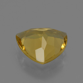 Berilo dorado oro natural de 1,90 ct, trillón, VS