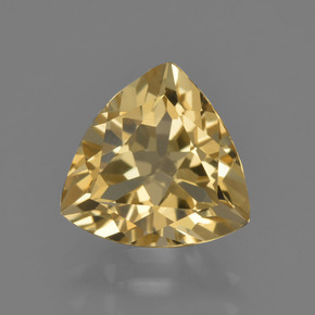 Berilo dorado oro natural de 2,02 ct, trillón, VVS