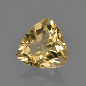 Berilo dorado oro natural de 2,02 ct, trillón, VVS
