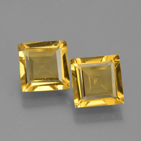 Gemas de Berilo Dorado Dorado amarillo natural de  ct, Cuadrado, VVS-VS