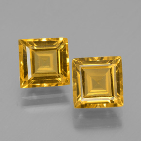Gemas de Berilo Dorado Dorado amarillo natural de  ct, Cuadrado, VVS-VS