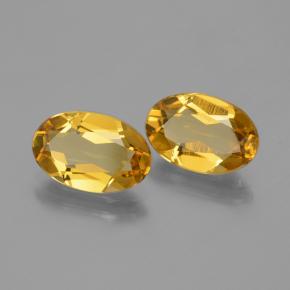 Gemas de berilo dorado dorado natural de 3,82 ct, corte óvalo, VVS-VS