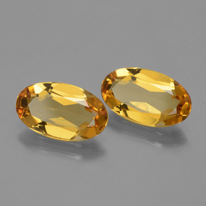 Gemas de berilo dorado oro natural de  ct, corte óvalo, VVS-VS