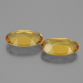 Gemas de berilo dorado oro natural de  ct, corte óvalo, VVS-VS