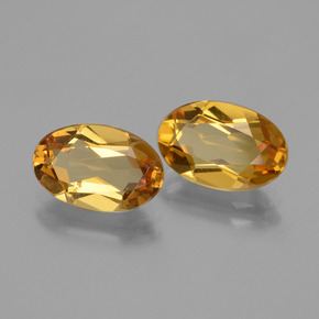 Gemas de berilo dorado oro natural de  ct, corte óvalo, VVS-VS
