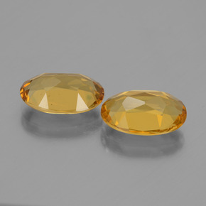 Gemas de berilo dorado oro natural de  ct, corte óvalo, VVS-VS