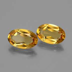 Gemas de berilo dorado amarillo natural de 4,05 ct, corte óvalo, VVS-VS