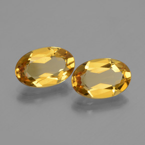 Gemas de berilo dorado amarillo natural de 4,05 ct, corte óvalo, VVS-VS