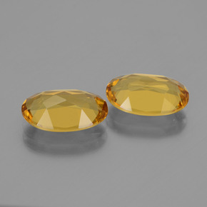 Gemas de berilo dorado amarillo natural de 4,05 ct, corte óvalo, VVS-VS