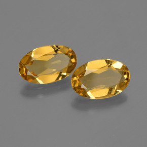 Gemas de berilo dorado oro natural de  ct, corte óvalo, VVS-VS