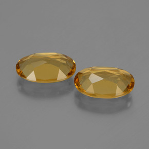 Gemas de berilo dorado oro natural de  ct, corte óvalo, VVS-VS