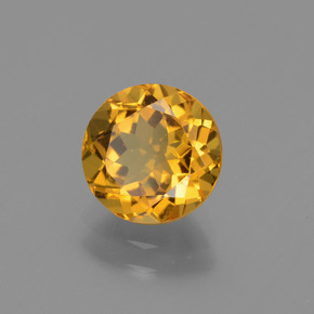 Berilo dorado oro natural de 1,66 ct, corte redondo, VVS-VS