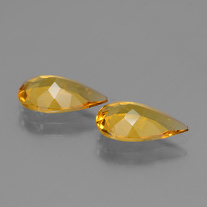 Gemas de berilo dorado oro natural de  ct, en forma de pera, VS