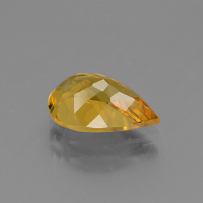 Berilo dorado amarillo natural de 1,64 ct, en forma de pera, VVS