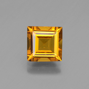 Berilo dorado oro natural de 1,41 ct, cuadrado, VVS-VS
